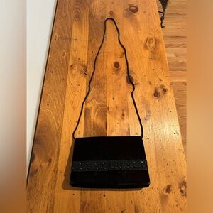 Black Velvet beaded purse